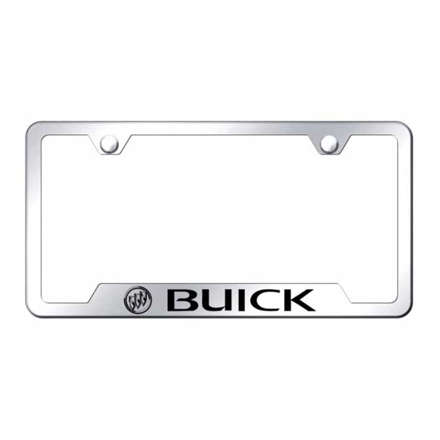 Buick Cut-Out Frame - Laser Etched Mirrored