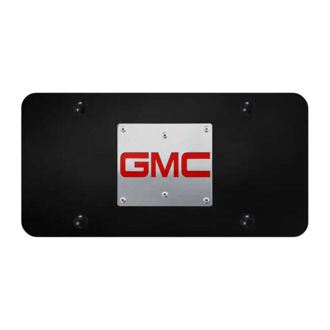 GMC (Only) License Plate - Brushed on Black