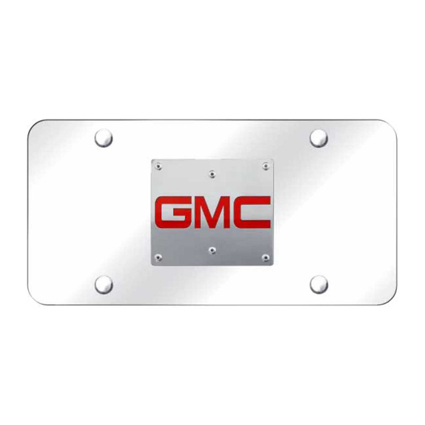 GMC (Only) License Plate - Brushed on Mirrored