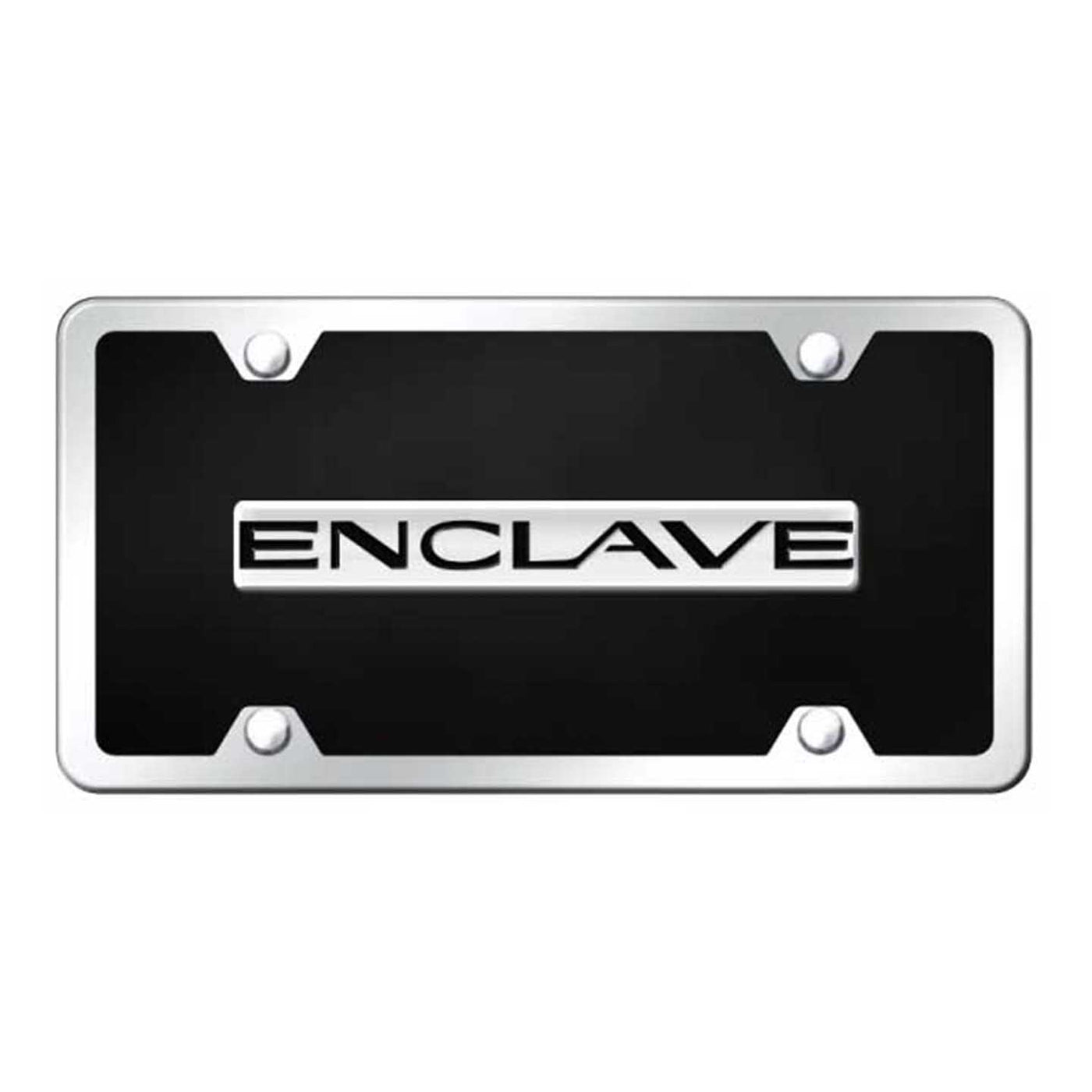 Enclave Name Acrylic Kit - Chrome on Black