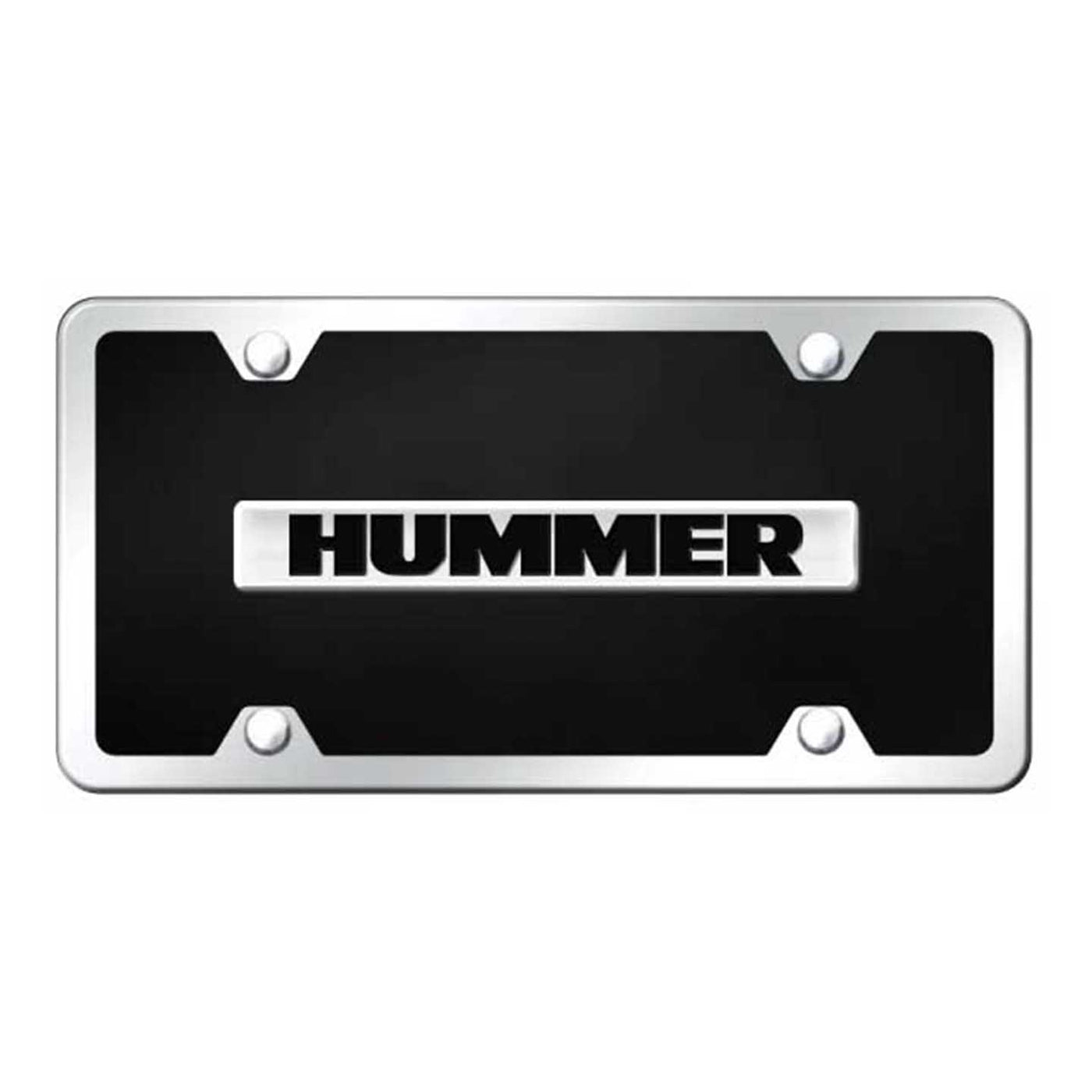 Hummer Name Acrylic Kit - Chrome on Black