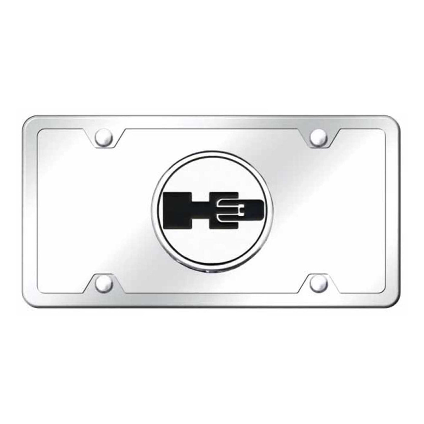 Hummer H3 Plate Kit- Chrome on Mirrored