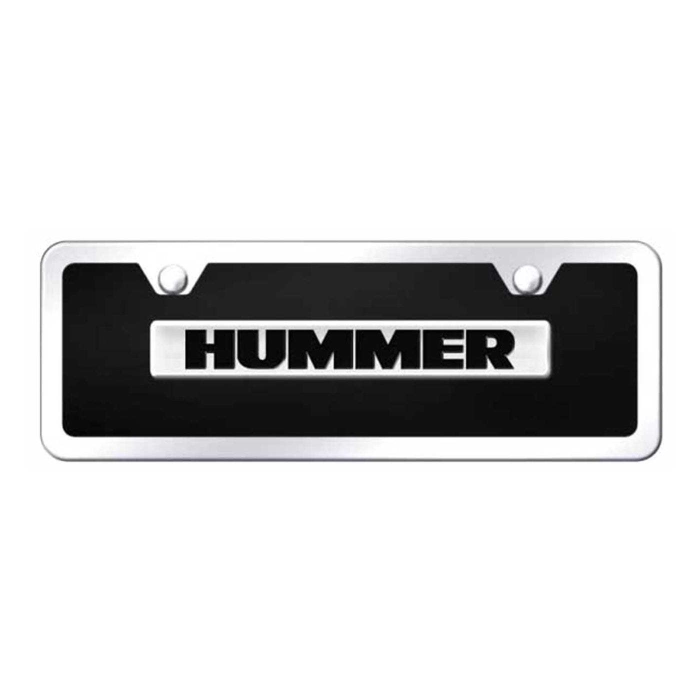 Hummer Name Acrylic Mini Kit - Chrome on Black