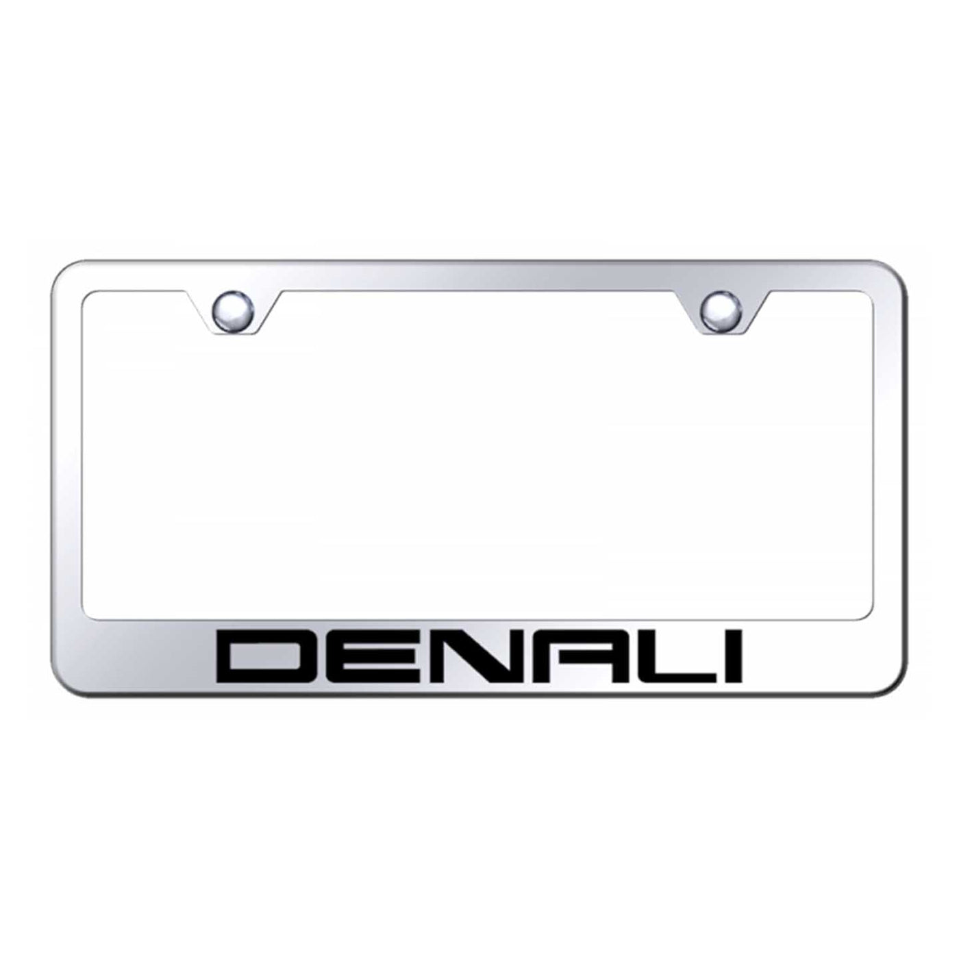 Denali Stainless Steel Frame - Laser Etched Mirrored