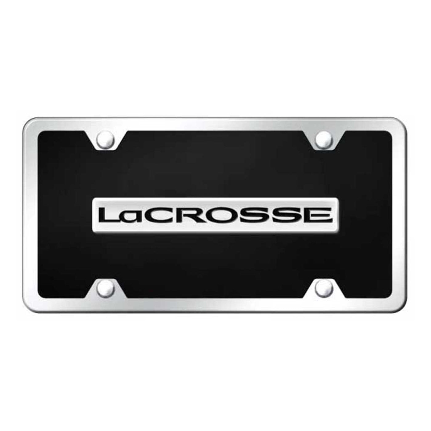 LaCrosse Name Acrylic Kit - Chrome on Black