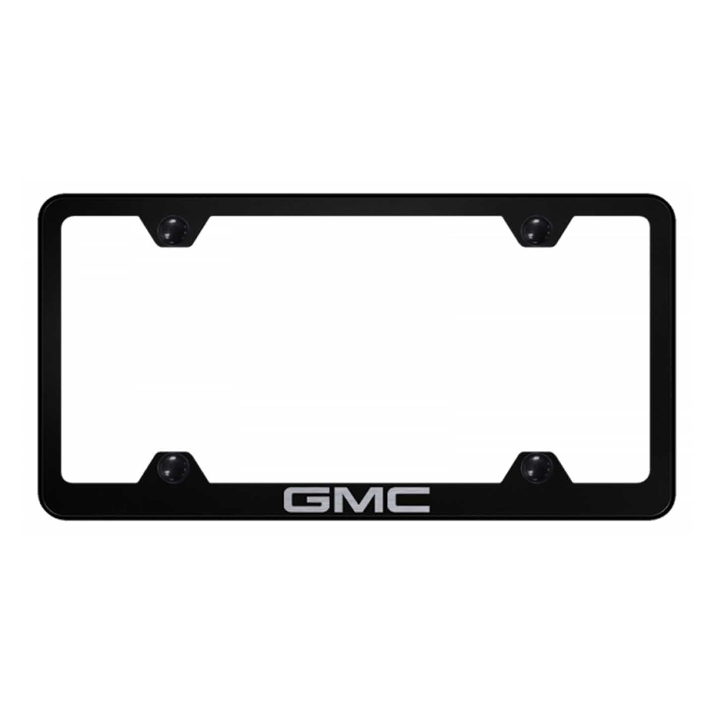 Black GMC Steel Wide Body Frame - Laser Etched Black