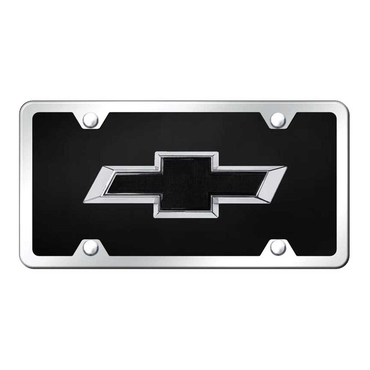 Chevrolet Black OEM Acrylic Kit - Chrome on Black
