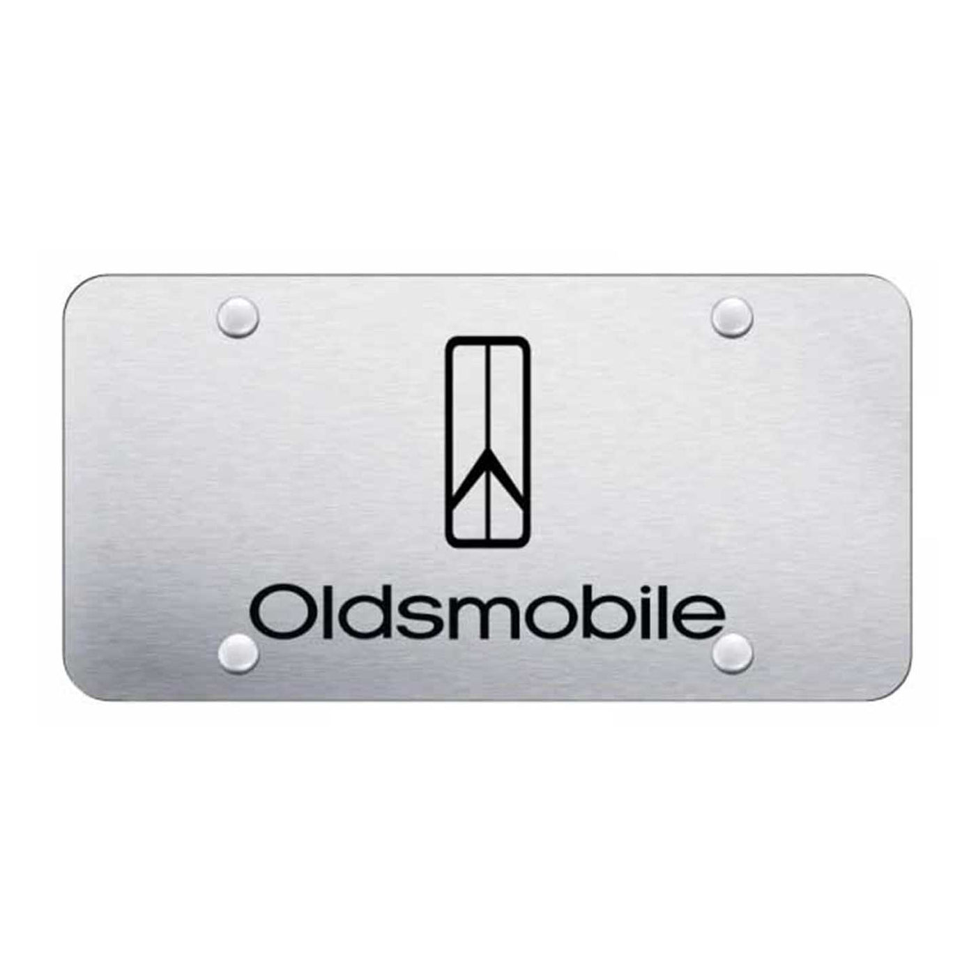 Oldsmobile Rocket License Plate - Laser Etched Brushed