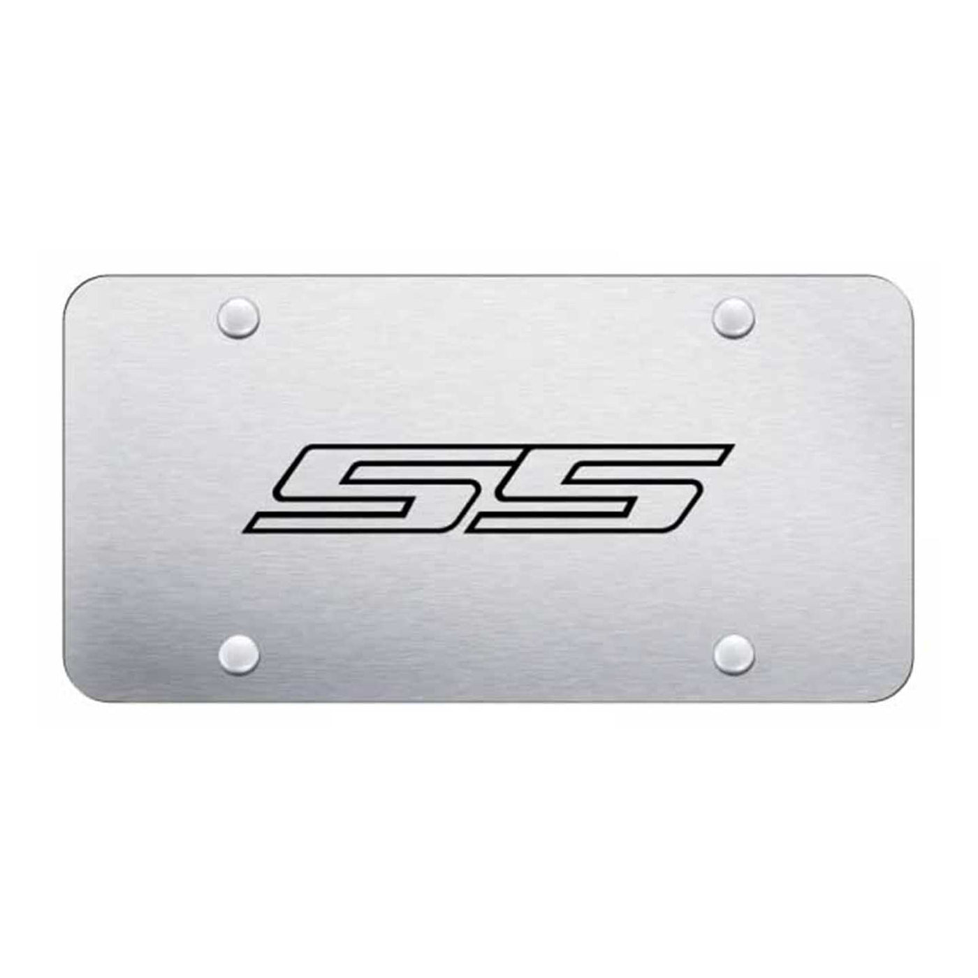SS License Plate - Laser Etched Brushed