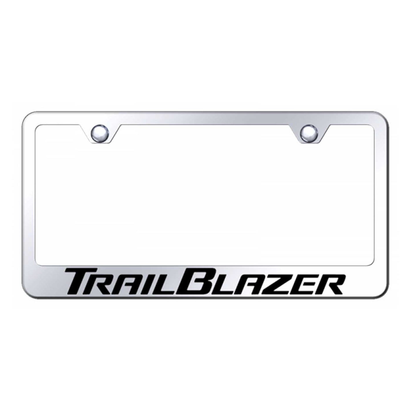 Trailblazer Stainless Steel Frame - Laser Etched Mirrored