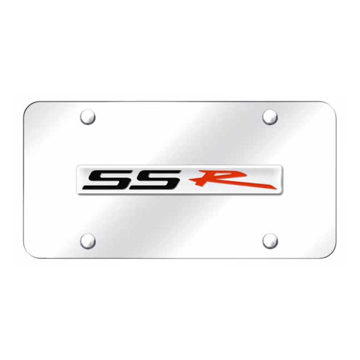 SSR Name License Plate - Chrome on Mirrored
