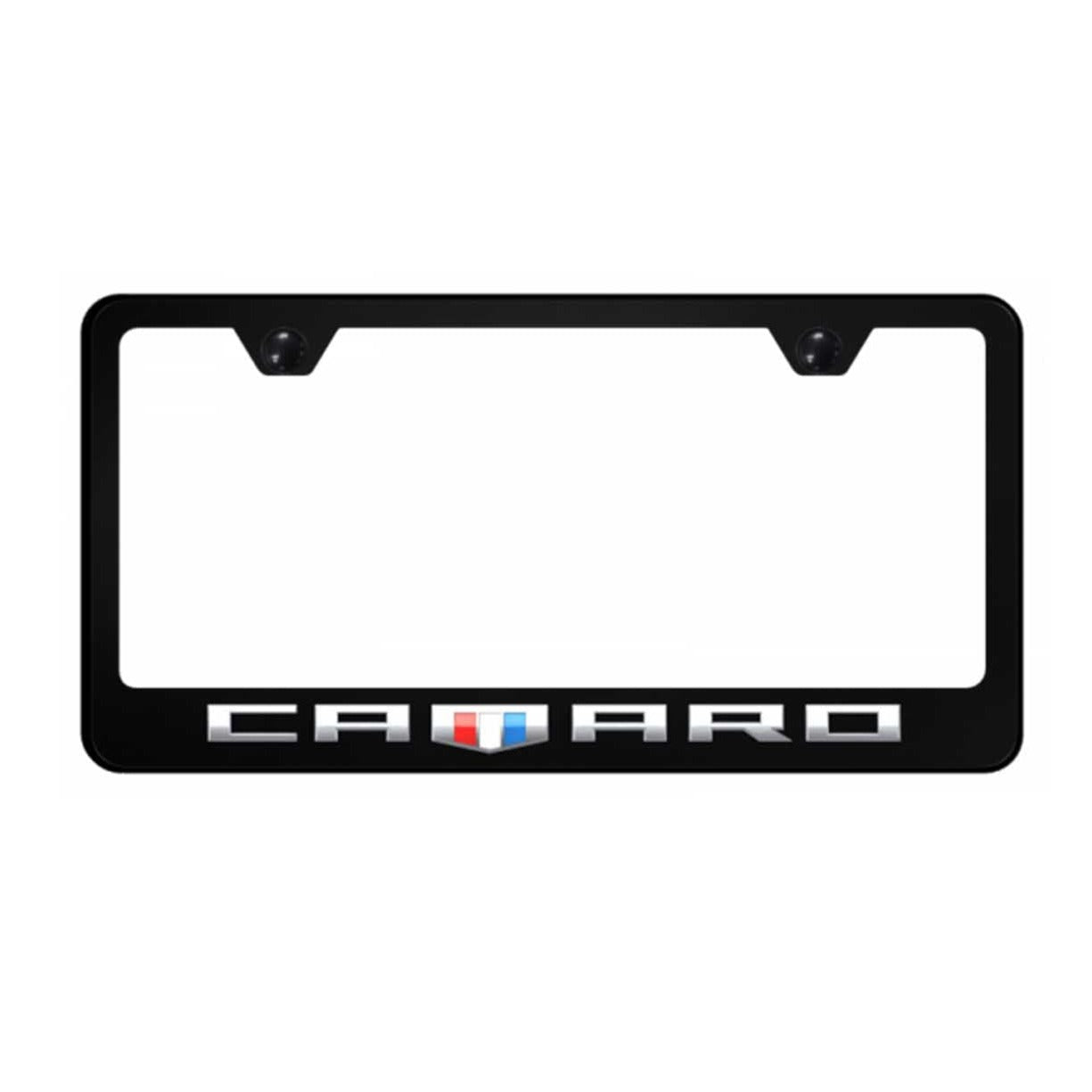 Camaro Shield PC Notched Frame - UV Print on Black