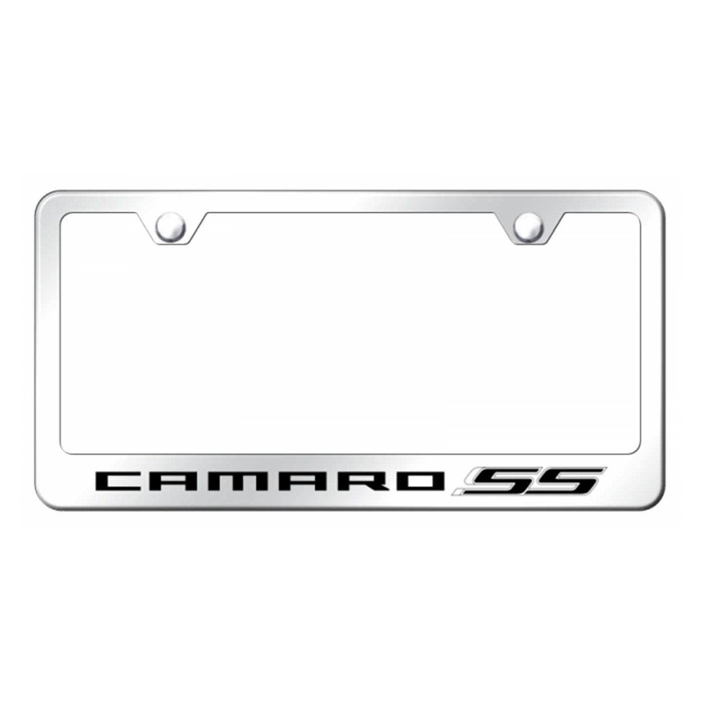Camaro SS Stainless Steel Frame - Laser Etched Mirrored