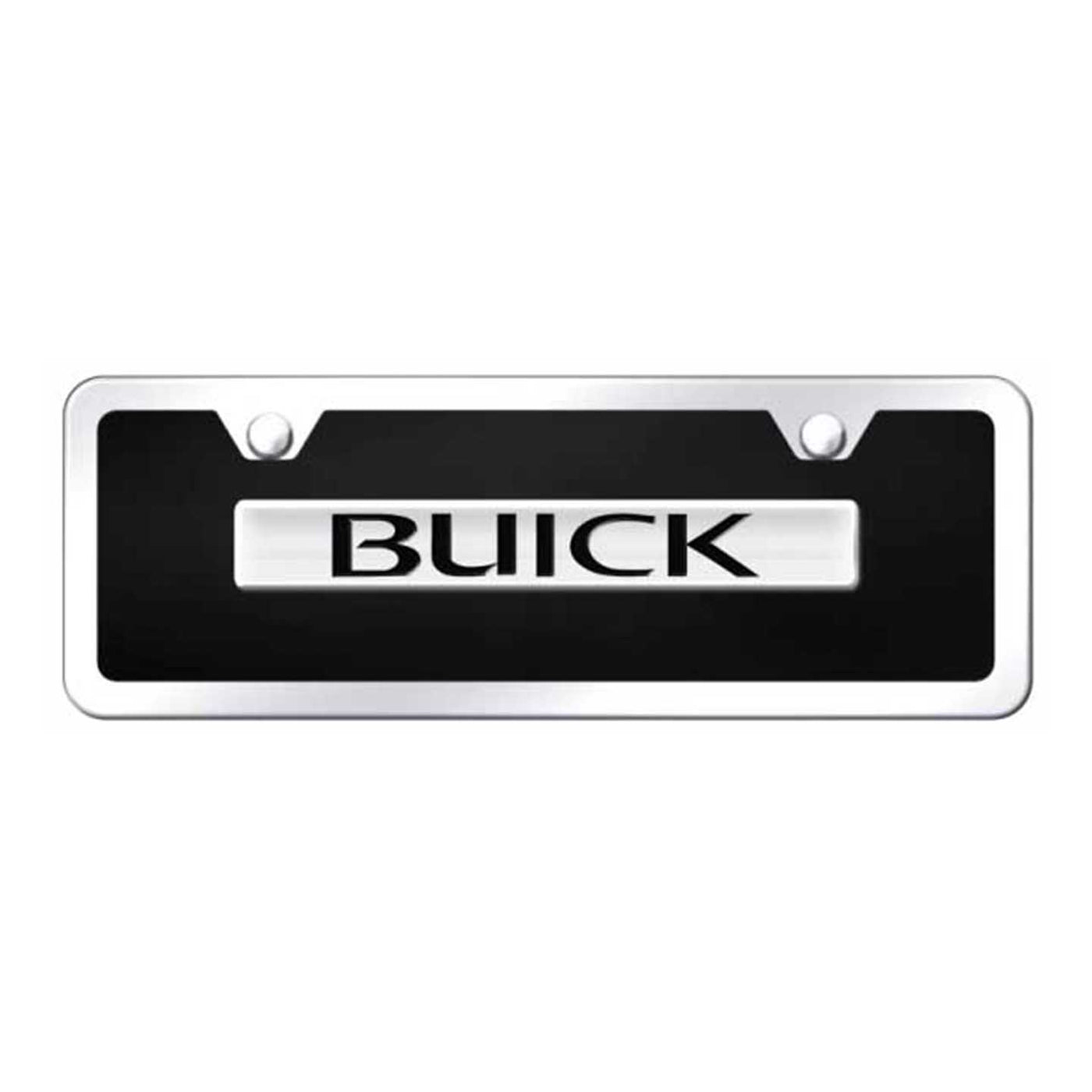Buick Name Acrylic Mini Kit- Chrome on Black