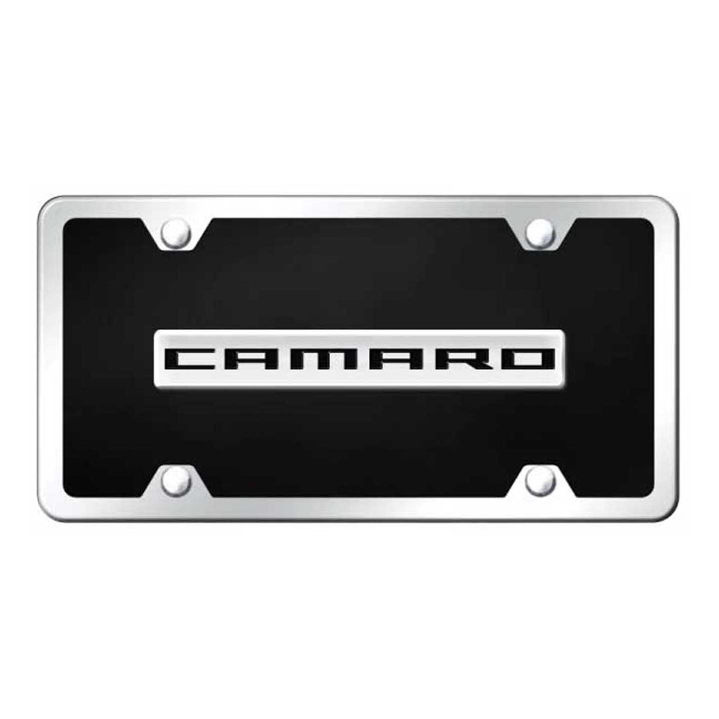 Camaro Name Acrylic Kit - Chrome on Black