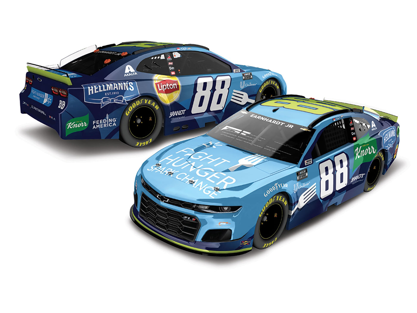 Dale Earnhardt Jr 2021 Fight Hunger IRacing 1:24 Diecast