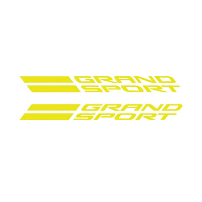 C6 Corvette Grand Sport Fender Vent Logo Overlay Decals