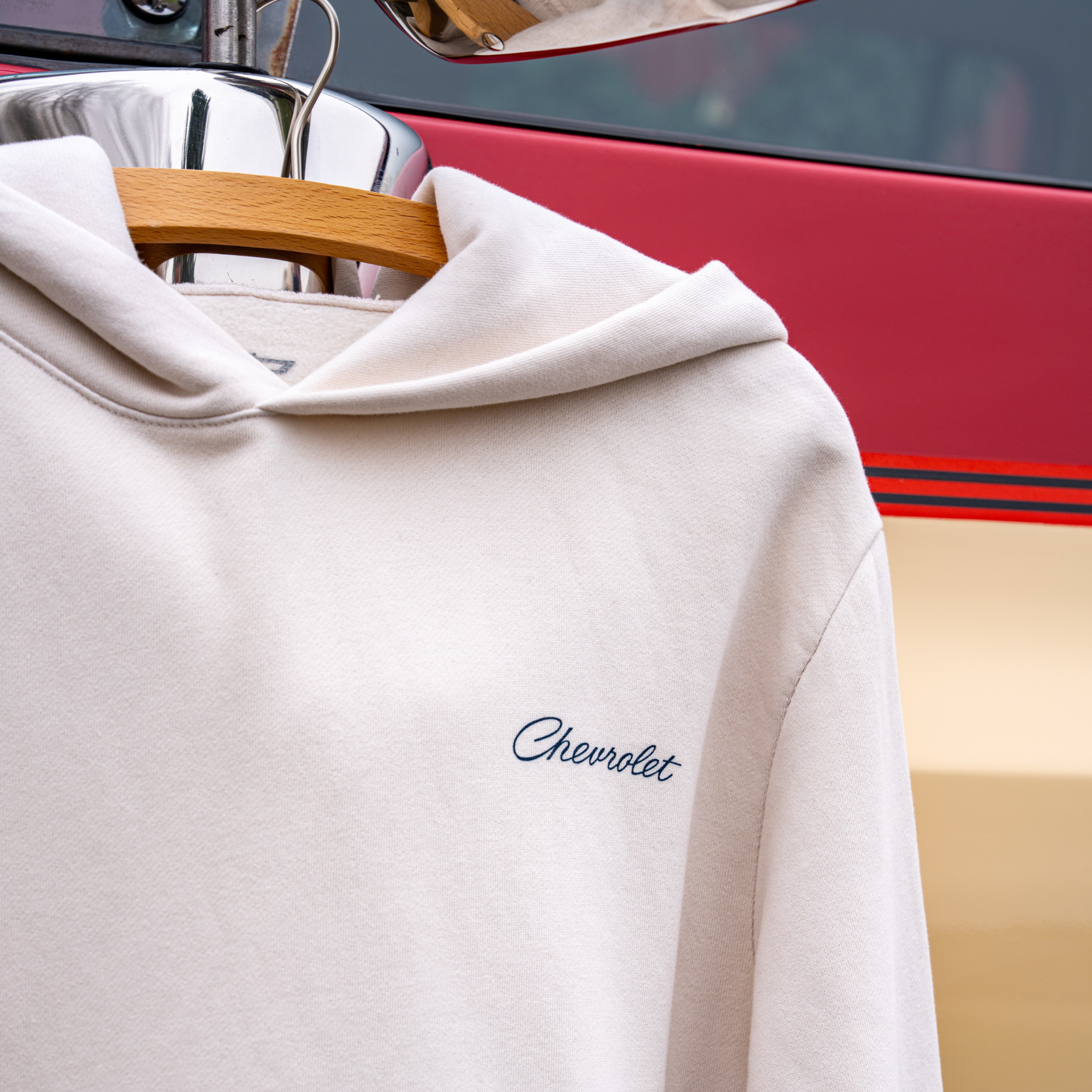 Chevrolet Classic Holiday Hoodie - Natural