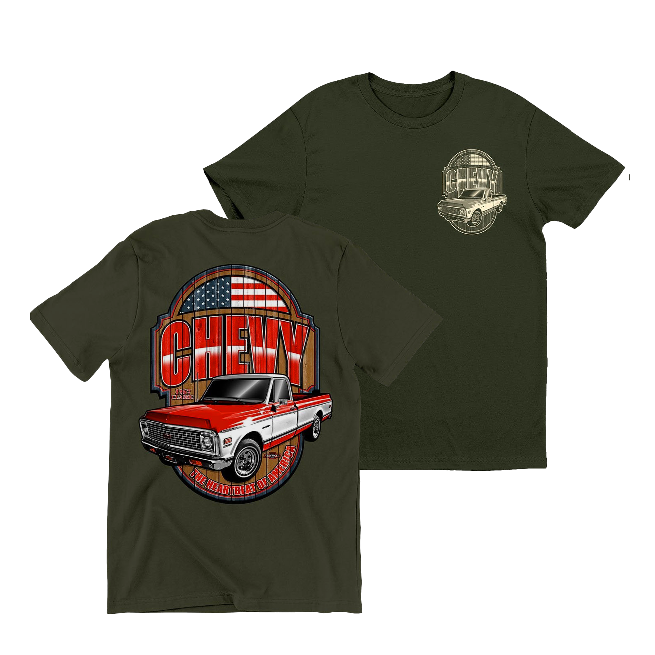 1967 C-10 Pick Up Wood Sign T-Shirt