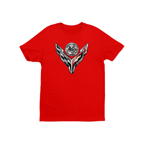 Red Corvette Double Logo T-Shirt