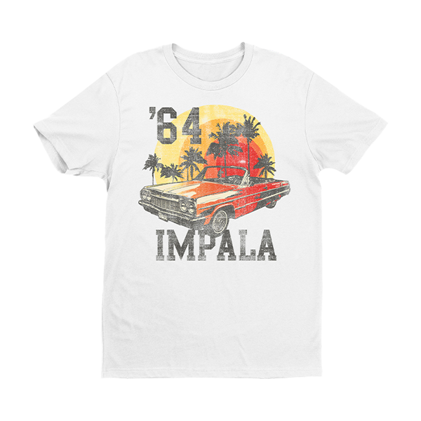 "64 Impala Sunset Palms T-Shirt