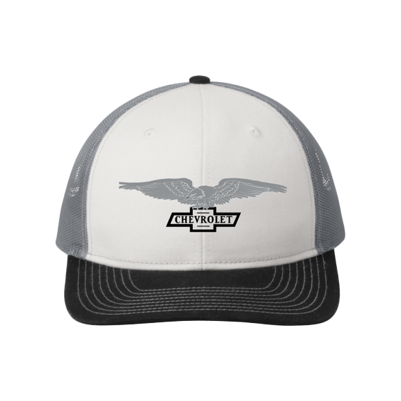 Dark Slate Gray Chevrolet Eagle Snapback Trucker Hat