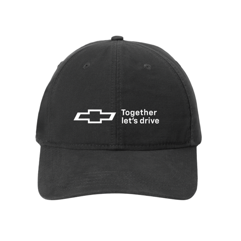 Dark Slate Gray Chevrolet Together Let's Drive Carhartt Canvas Hat