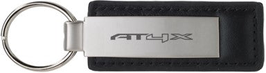 Dark Slate Gray AT4X Leather/Metal Large Keychain