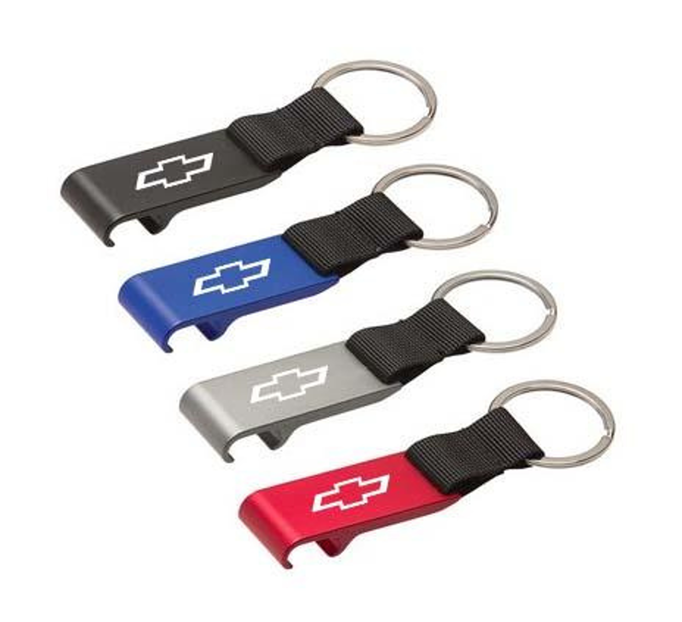 Dark Slate Gray Chevrolet Aluminum Bottle Opener