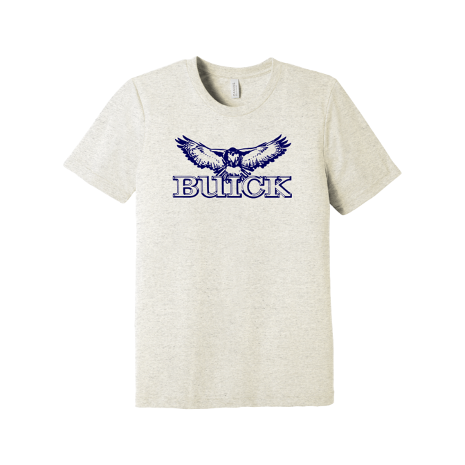 Light Gray Vintage Buick Eagle Tri Blend T-Shirt