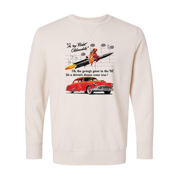 Chevrolet 88 Rocket Unisex Vintage Wash Crewneck