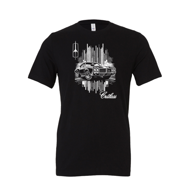 Black Cadillac Vintage Cutlass Graphic Unisex T-Shirt