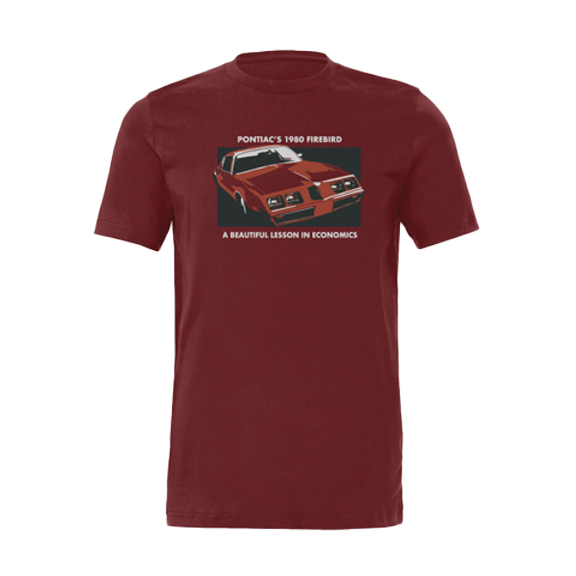Saddle Brown Pontiac 1980's Firebird Graphic T-Shirt