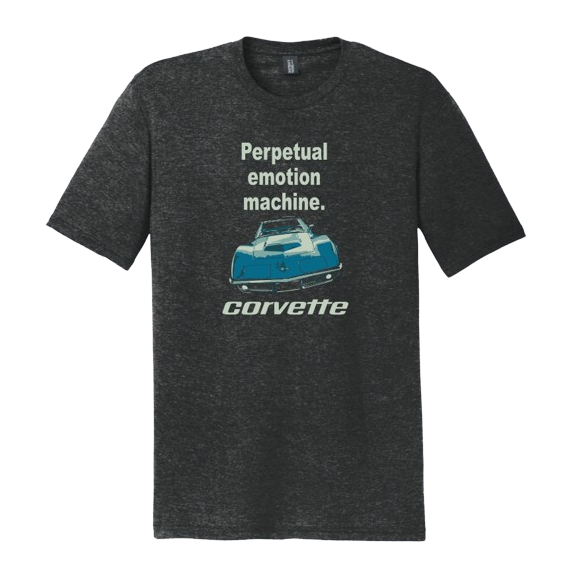 Dark Slate Gray Corvette Perpetual Graphic T-Shirt