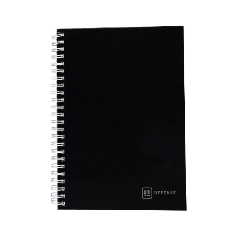 Black GM Defense Spiral Notebook