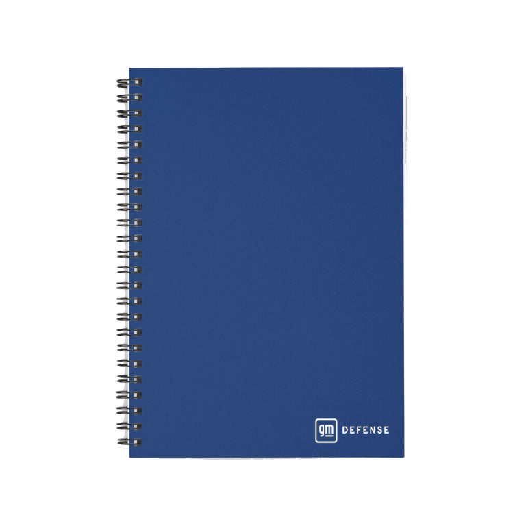 Dark Slate Blue GM Defense Spiral Notebook