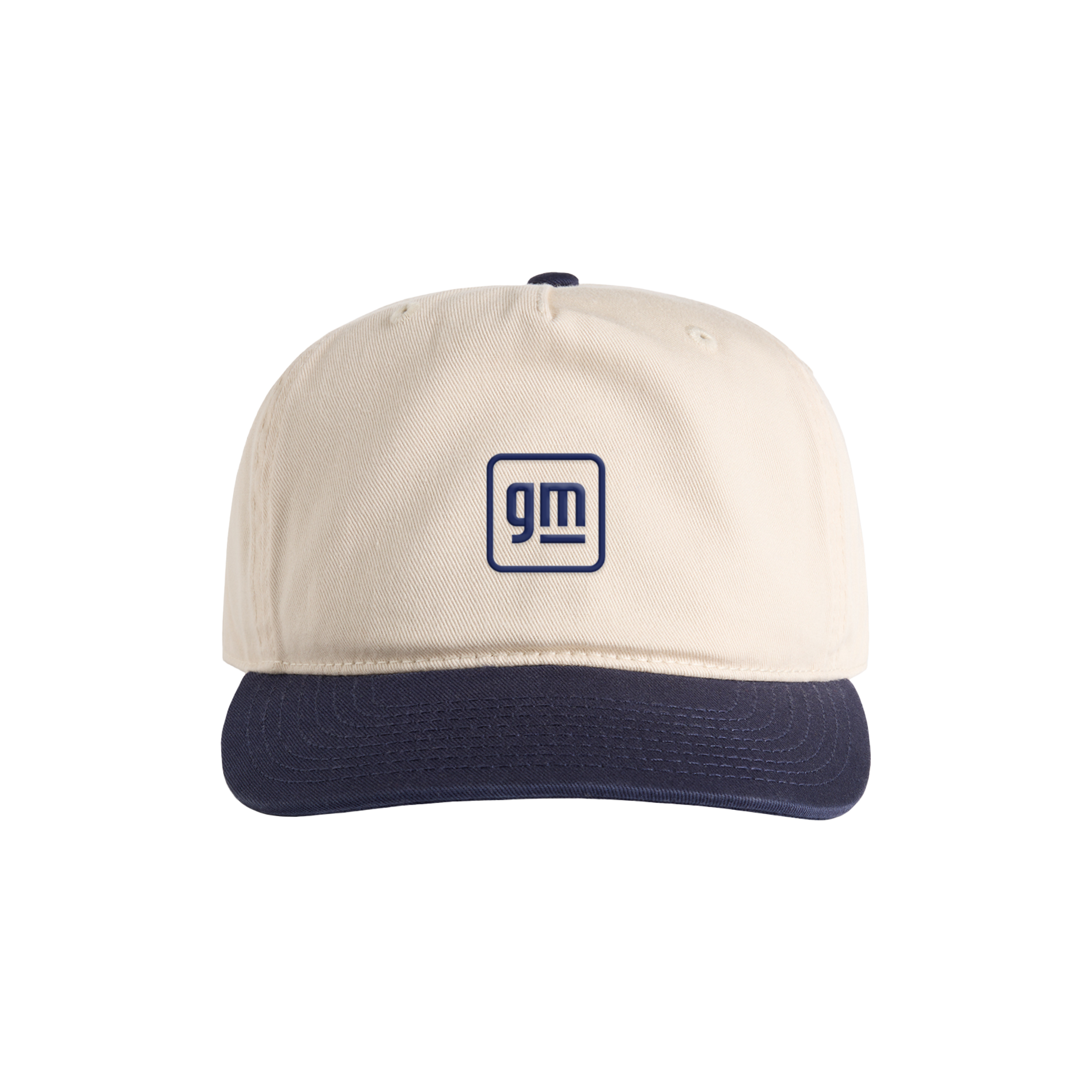 GM Two Tone Logo Unstructured Cap