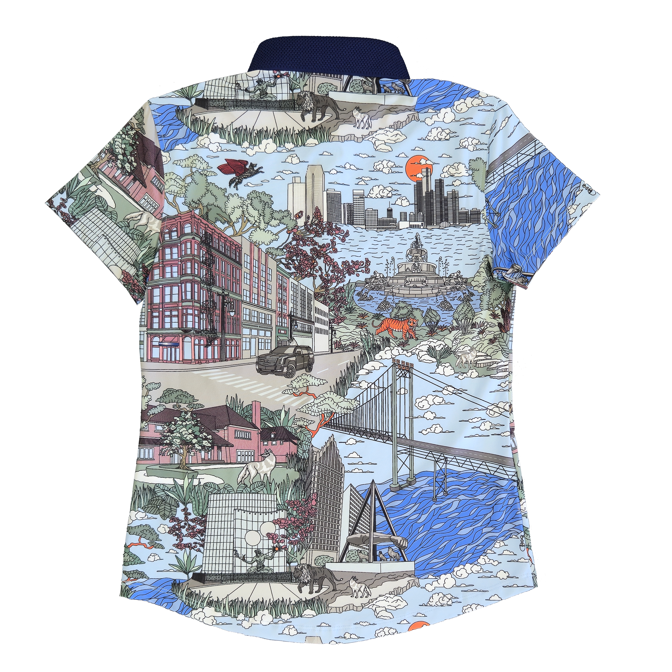 Cadillac Women's Where The Wolves Are Polo by Greyson