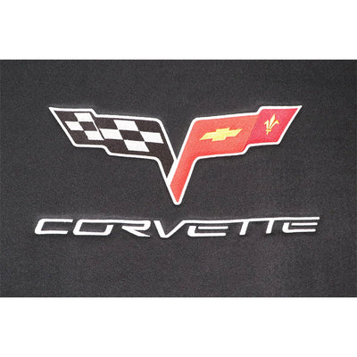 Dark Slate Gray Corvette Embroidered Headliner (1997-2013)