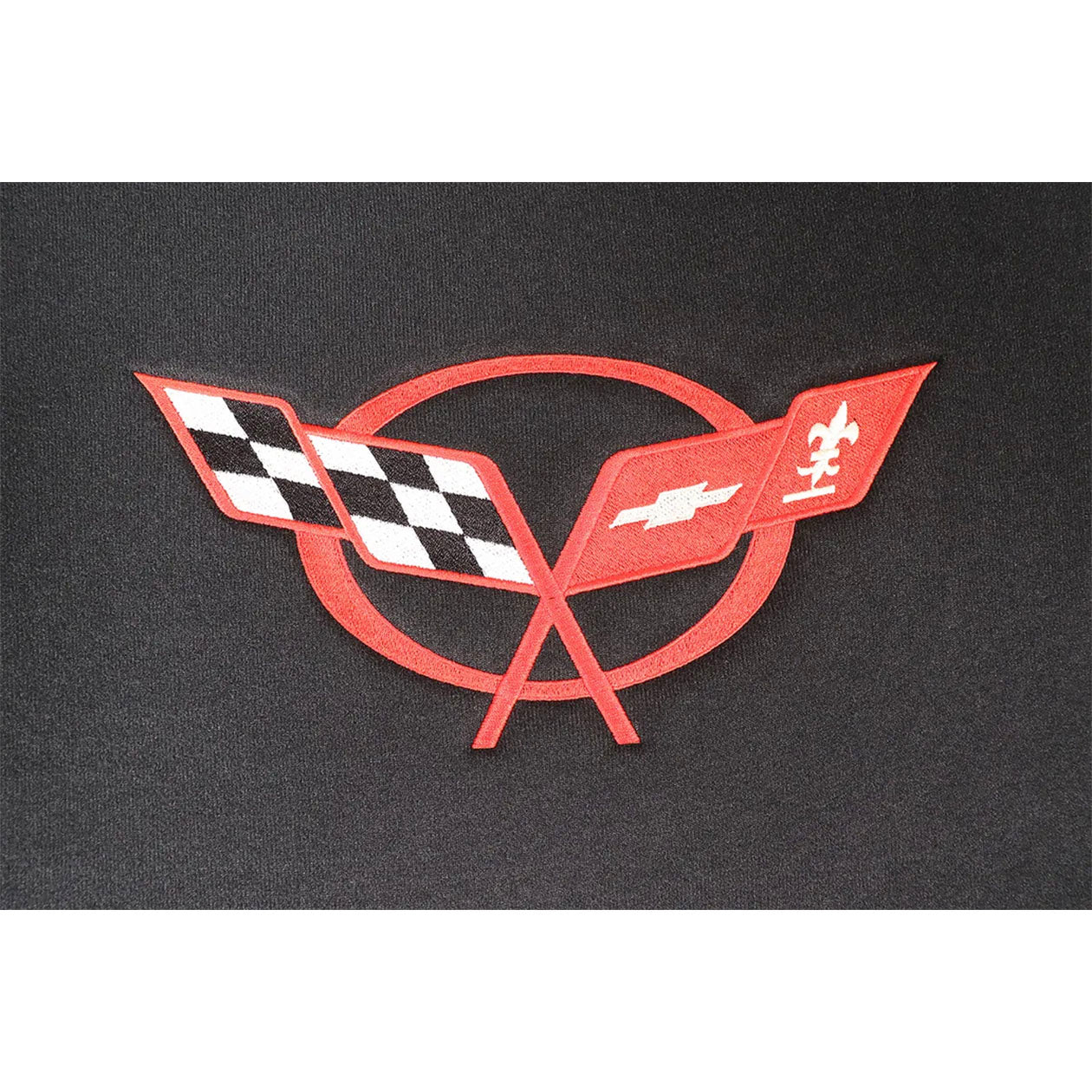 Dark Slate Gray Corvette Embroidered Headliner (1997-2013)