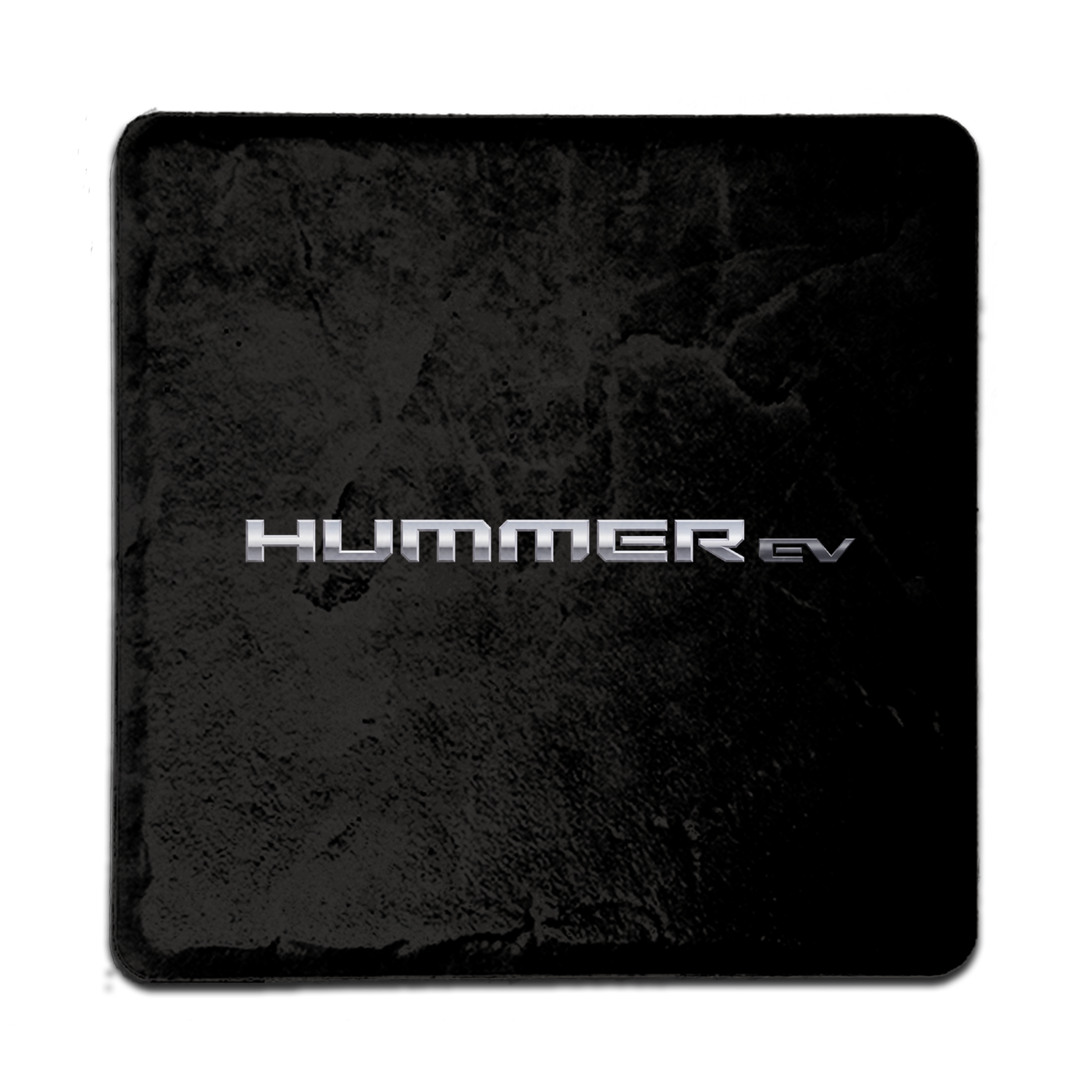 Black HUMMER EV Stone Tile Coaster