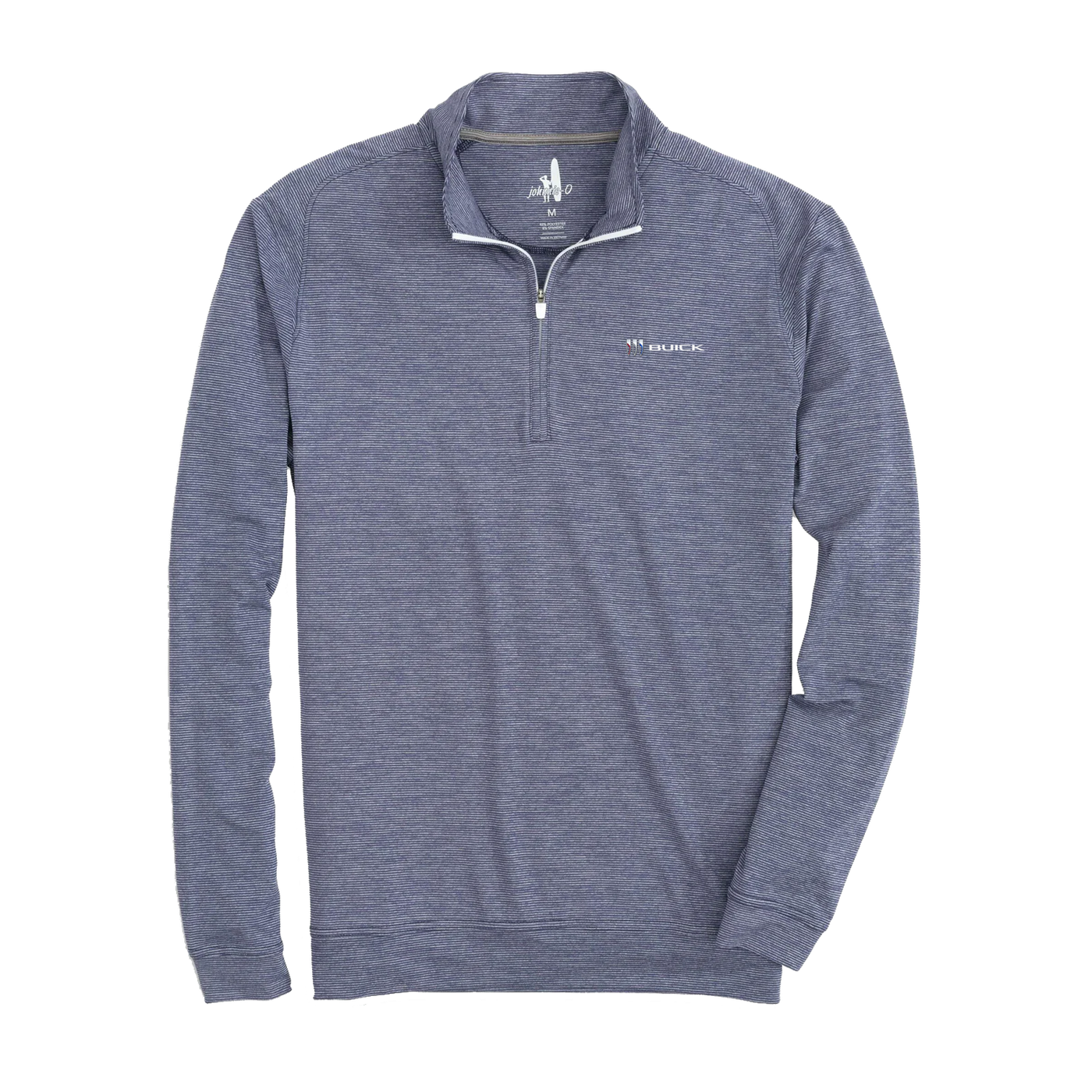Buick Mens Johnnie-O Striped Pullover