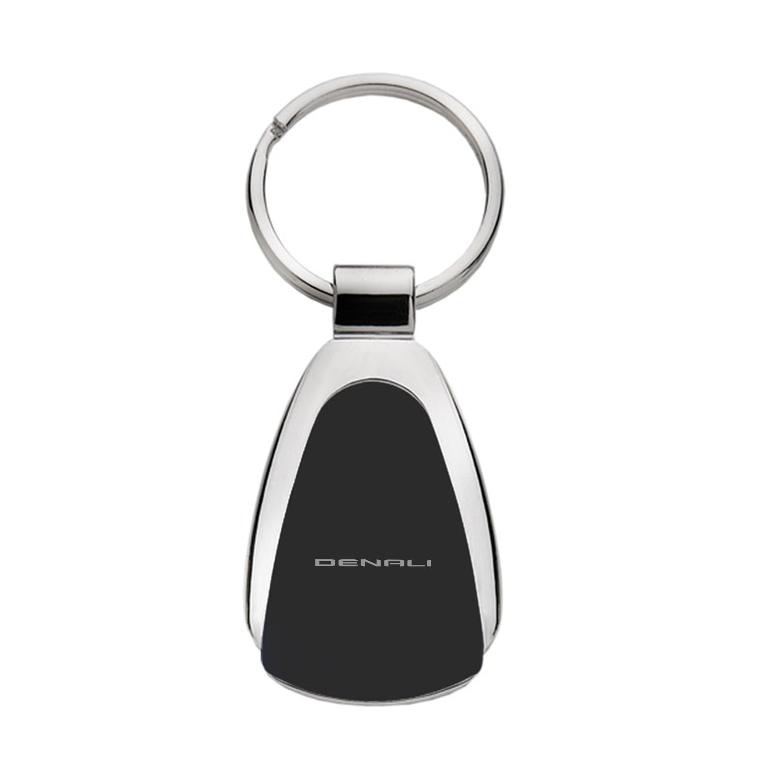 Dark Slate Gray Denali Chrome Tear Drop Keychain