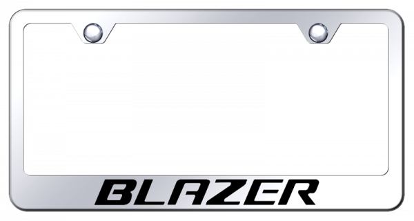 Blazer Stainless Steel Frame - Laser Etched Mirrored