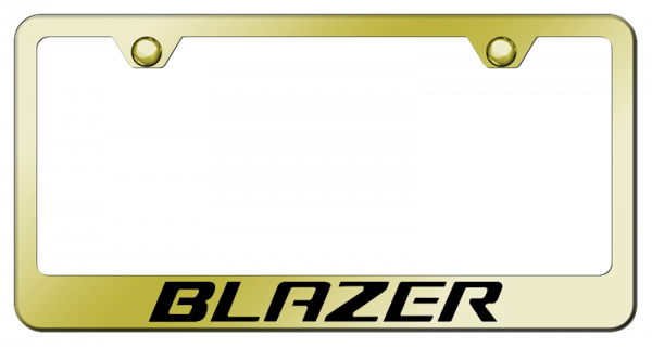 Pale Goldenrod Blazer Stainless Steel Frame - Laser Etched Gold