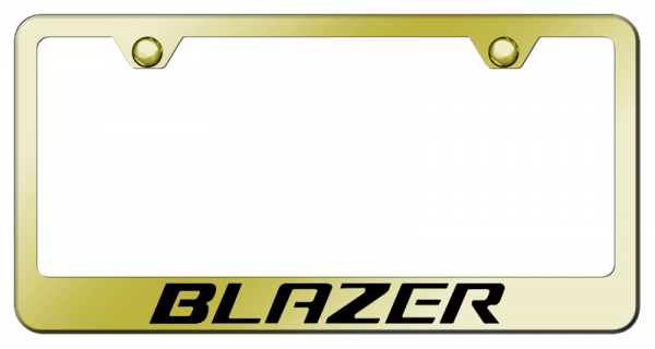 Blazer Stainless Steel Frame - Laser Etched Gold