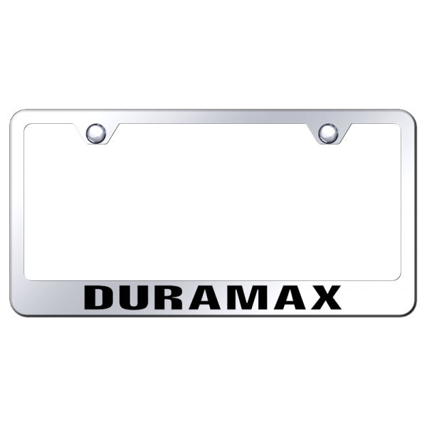 Duramax Stainless Steel Frame - Laser Etched Mirrored