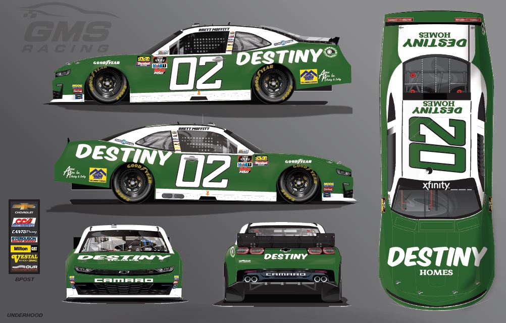Brett Moffitt 2020 Destiny Homes 1:24 Diecast