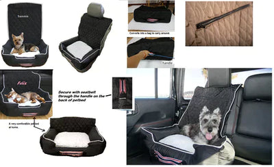 Dark Slate Gray C6 Corvette Pet Bed Seat Cover