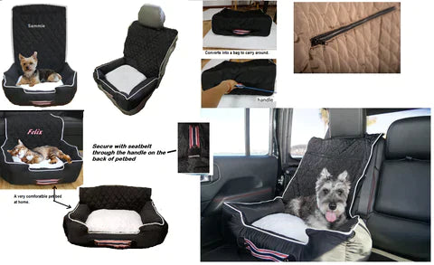 Light Gray Chevrolet Pet Bed Seat Cover
